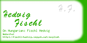 hedvig fischl business card